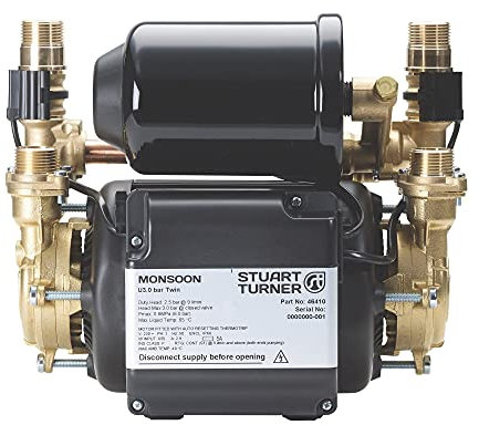 Stuart Turner 46410 Shower Pump, Black