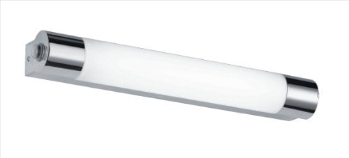 Trio Leuchten LED-Bad-Wandleuchte in Chrom, inklusive 1 x 6W LED mit Schalter und Steckdose, Breite 44 cm 281570606