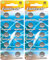 20 Knopfzellen AG4 SR626SW Uhrenbatterie, 377 Batterien SR 626SW V377 1,5V LR626 EINWEG Markenware Eunicell