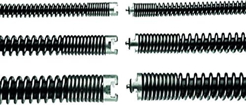 ROTHENBERGER Rohrreinigungsspiralen SMK, Kunststoffseele, 16mm Spiraldurchmesser, 2.3m Arbeitsbereich Länge | 72433 | Spirale für Reinigung von Abwasserrohren, Koffermaschine