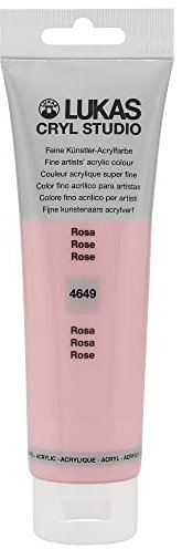 LUKAS Cryl Studio Peinture acrylique Rose 125 ml