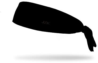 Junk Marken Sport-Stirnband, Jet, Schwarz, Regular
