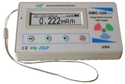 GQ GMC-320 Plus Geiger Müller Zählrohr Geiger Counter Nuclear Radiation Detector Meter Beta Gamma X ray