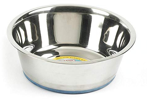 Classic Dog Bowl Stainless Steel Non Slip 4.7 Litre