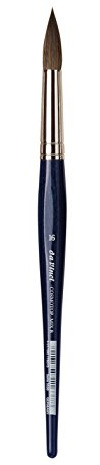 da Vinci Watercolor Series 5530 CosmoTop Mix B Paint Brush, Round Synthetic/Natural Mix, Size 16