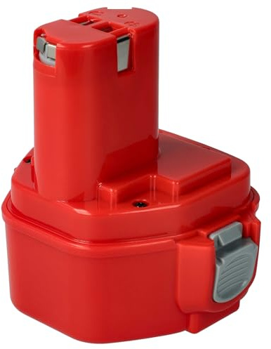 vhbw Akku kompatibel mit Makita 5091D, 5091DWG, 5091DWH, 5091DZ, 6211D, 6211DH Werkzeug (3000 mAh, NiMH, 12 V) - Ersatz für 1200, 1201, 1201A, 1202, 1202A