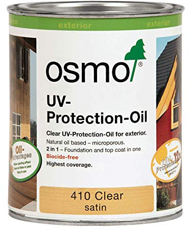 Osmo UV Protection Oil 410 (Exterior) 0.75 ltr Tin