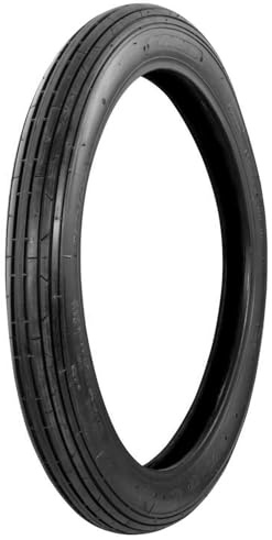 2.50-17 Front Motorcycle Tyre Compatible With Honda C90 CUB C70 Cub 250-17 Tubed Type Tyre Classic Ribbed Tread Pattern