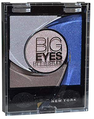 Maybelline New York Lidschatten Eyestudio Big Eyes Palette Blue 04 / Eyeshadow Set in Blau-Tönen mit Wet-Technologie und Perl-Pigmenten, 1 x 3,7 g