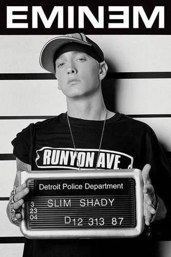 empireposter - Eminem - Mugshot - Größe (cm), ca. 61x91,5 - Poster, NEU -