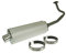 Pot d’échappement Aluminium avec SLS 50 cm3 GY6 Chine 4 temps.