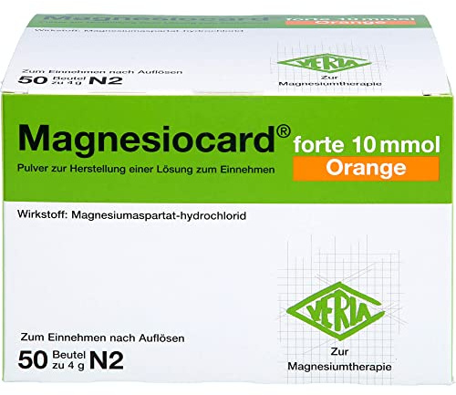 MAGNESIOCARD forte 10 mmol Orange Plv.z.H.e.L.z.E. 50 St