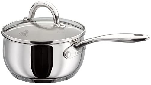 Judge Classic 16cm Saucepan with Glass Lid, 1.4 Litre Capacity