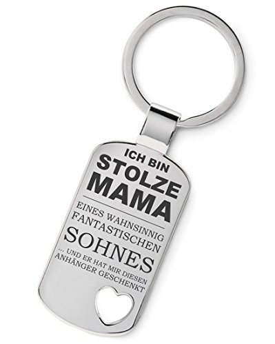 Lieblingsmensch Familien - Schlüsselanhänger Modell: wahnsinnig fantastisch - Mama eines Sohnes