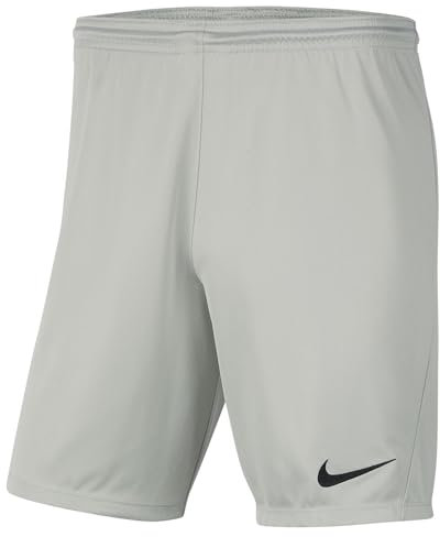 Nike Park 3 Shorts Homme, Pewter Gris/Noir, M
