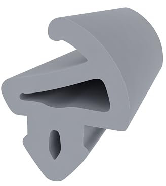 Anschlagdichtung mit Schlauch für Kömmerling Fenster - Grau - 10 Meter - Fensterdichtung - Gummidichtung - Dichtung - Kunststofffenster