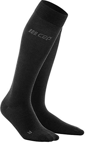 CEP – ALLDAY RECOVERY COMPRESSION SOCKS für Herren | Merino Socken mit Kompression in anthrazit | Größe III