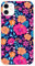 Coque en Silicone imprimée Compatible Apple iPhone 11 Fleurs Exotiques