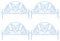 Happyyami 4pcs Plastic Garden Edging Border Hollow Butterfly Garden Fence Picket Small Landscape Panels Stake Flowerbeds Plant Borders for Patio Pool Outdoor