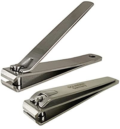 YNR Straight Large Nail Clippers - 80mm, Heavy Duty Stainless Steel Sharpest Thick Toenail, Fingernail Cutter for Men and Women