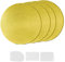 YIYICO Cake Board Tortenunterlage Cakeboard Rund Ø 30cm/12inch 4er Wiederverwendbar Torten Unterplatten für Transport Kuchen und Torten, mit 3 Stück Kuchenschaber (Gold)