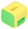 Pelador Automático de Semillas de Girasol, Capacidad de 100 Ml, Carga USB, Sensible, Eléctrico, PC, Abridor de Melón, Seguro para Proteger los Dientes(Amarillo Verde)