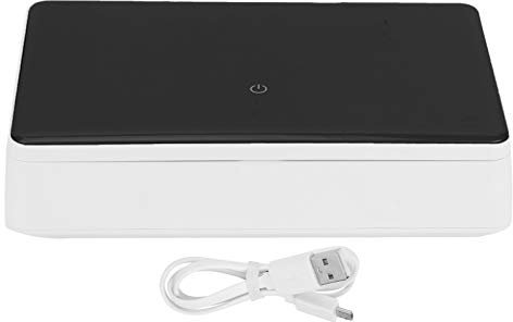 Intelligente Nano-Sterilisationsbeschichtung Maschine Handy Reinigungsbox Aromatherapie UV-Reinigungsmaschine USB betrieben DC 5V (schwarz)