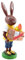 Thomas Preißler | Osterhasenfigur Osterhase Osterhäsin Hase | Höhe 10 cm | erzgebirgische Volkskunst | Osterfigur Osterdeko aus Holz | Hase Postbote