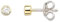 Xenox Ohrringe XS3514G Damen Ohrstecker Sterling-Silber 925 Gold weiß Zirkonia
