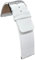 diloy Lederarmband für klassische Uhr – Glattes Rindsleder ohne Nähte, minimalistisches Design – Größen 18mm, 20mm, 22mm, 24mm, 26mm, 28mm, 30mm 327 Weiß 24mm