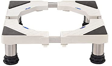 Drum Washing Machine Base Refrigerator Holder Stand Adjustable Height 13-16cm Fridge Freezer Stand Pedestal Length/Width 42-68cm Stent for Wine Cooler, Ice Maker, Dishwasher (12 Legs,13-16cm) (12