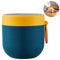 Muesli Cup to Go, Lunchpot Ellipse Portable Yoghurt Cup with Spoon, 800ML Breakfast Pots on the Go- Food Containers for Milk, Yogurt, Cereal, Porridge, Soup, lunch box for School, Work, Picnic, 800ml