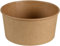 ABENA Lot de 50 bols jetables en papier kraft pour aliments chauds et froids - 6,9 cm - Ø 14,5 cm - 730 ml - Bols à soupe jetables en kraft pour les fêtes