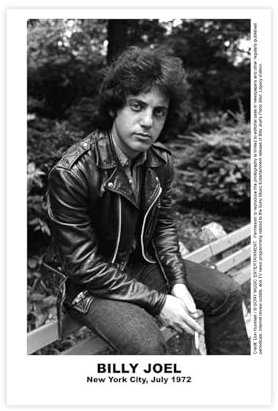 Billy Joel Sängerposter (2) Leinwand Poster Schlafzimmer Dekor Sport Landschaft Büro Zimmer Dekor Geschenk ungerahmt 60 x 90 cm