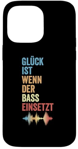 Musiker Glück Ist Wenn Der Bass Musik Ermöglicht Hülle für iPhone 14 Pro Max