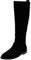 Tommy Hilfiger Donna Stivali Suede Piatti, Nero (Black), 39
