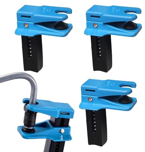 Teksome Bremsleitungsklemmen,Bremsschlauchklemme - 4 Stück Bremsleitungsstopper Bremsleitungs-Klemmwerkzeug-Set,Klemmwerkzeug für Bremsleitungen, auslaufsichere Verschlussstopfen für Rohrreparaturen,