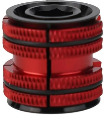 Hyuwdai 1pc Bike Headset Expander Stecker Teile Straße Berg Fahrrad Headset Expander for 28,6mm Carbon Faser Gabel Fahrrad Zubehör(Red)