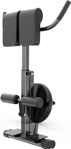 Generisch Rückentrainer -45-Grad-Hyperextension Bank Rückenstrecker Gerät, verstellbare Höhe und Rückenlehne, bis 150kg, Stahl, Fitnessgerät für Rücken, Bauch, Zuhause