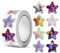 500 Stück Sterne Sticker, Stern Aufkleber Sterne, Glitzer Belohnung Sternaufkleber für Kinder Selbstklebend Etiketten für DIY Basteln Scrapbooking Dekoration Heimwerker Schule Schüler (Lila)