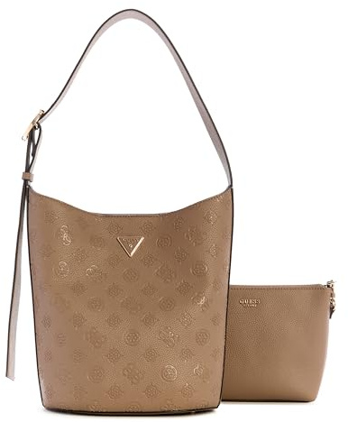 GUESS CRESIDIA II SOCIETY SATCHEL, COULEUR BLO - Black Logo BLO - Black Logo One Size