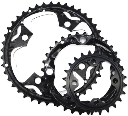 Generisch Kompatibel mit Shimano MTB 9 10-Fach Kettenblatt-Set | Dreiteilige 104/64BCD-Kettenblätter passen zu Standard-Mountainbike-Kurbelrahmen