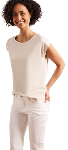 Street One T-Shirt mit Deko-Tape Clay Sand 38