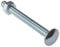Forgefix CB10160M - Perno con cabeza de hongo y tuerca, cincado, M10 x 160 mm