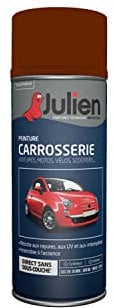 Julien Peinture Aérosol Relooking pour Carrosserie - Voitures et 2 roues - Rouge Bordeaux 37095 400ml