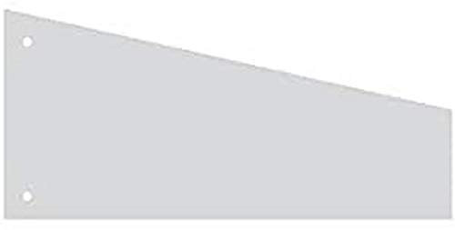 Kangaro 07070-10-TR Trennstreifen, Papier, Grau, 235x105 Trapez