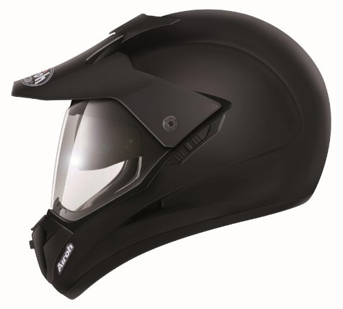 Airoh S502 Motorrad Helm S5, Größe : 56 cm, Schwarz
