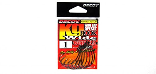 Decoy Worm 25KG Wide Gap Offset Worm Hooks Size 2 (3415) 4989540823415
