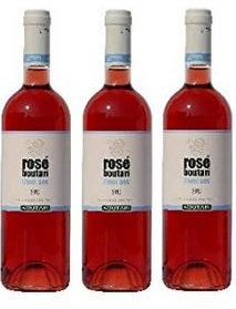 3x Boutari Demi Sec Rosewein Rose Wein Griechenland halbtrocken je 0,75L + Probier Sachets Olivenöl aus Kreta a 10 ml