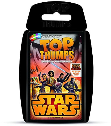 Winning Moves - TOP Trumps - Star Wars Rebels - Star Wars Kartenspiel - Alter 6+ - Deutsch
